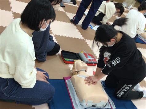 赤十字救急法救急員養成講習が開催されました 高崎健康福祉大学