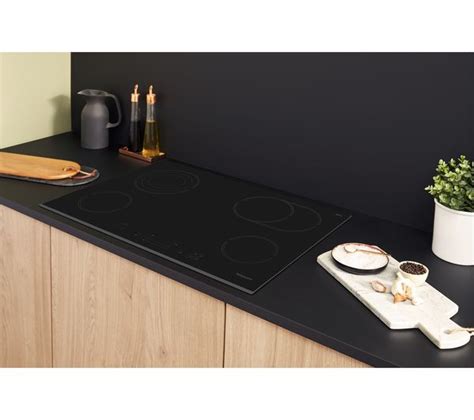 Buy Hotpoint Hr B H Electric Ceramic Hob Black Free Delivery