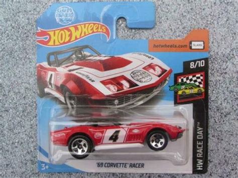 Hot Wheels CORVETTE RACER Red HW Race Day Perfect Etsy