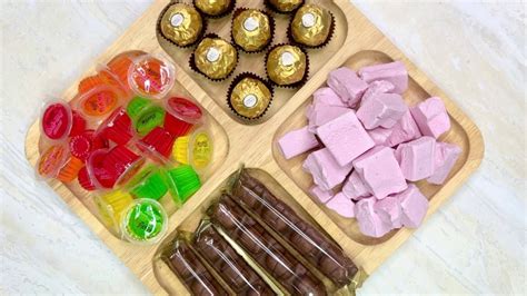 ASMR Filling Platter With Sweets Oddly Satisfying YouTube