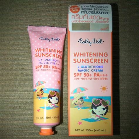 Cathy Doll Whitening Sunscreen L Glutathione Magic Cream Spf Pa