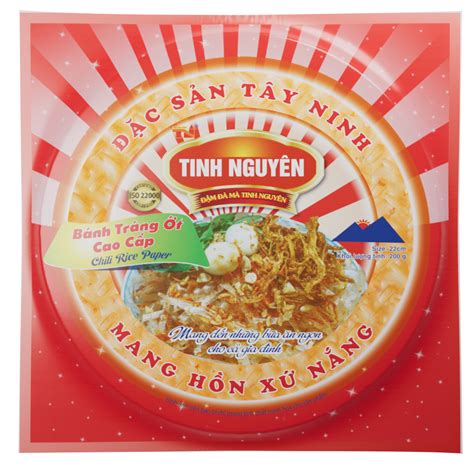 Chili rice paper - Tinh Nguyên