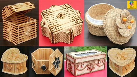 Handmade Jewelry Storage Boxes Diy Jewellery Box Made From Popsicle