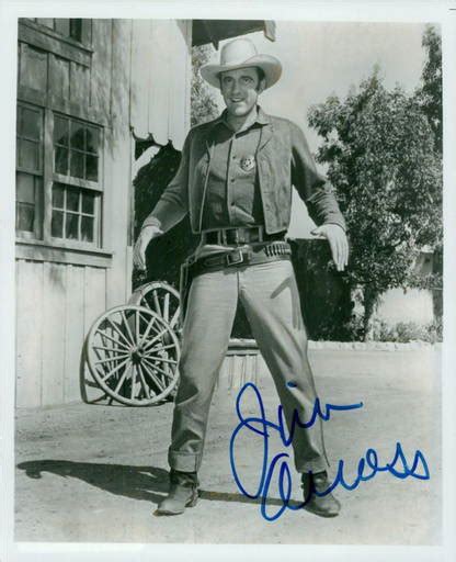 James Arness Gunsmoke Signed Photo