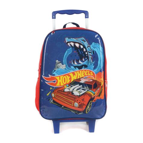 Mochila Infantil Masculina Roda M Luxcel Hot Wheels Em Promo O Ofertas Na Americanas