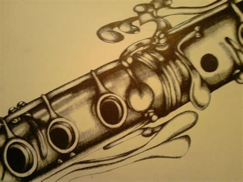 Clarinet Drawing at GetDrawings | Free download