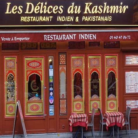 Les D Lices Du Kashmir Restaurant Paris Me Adresse Horaire