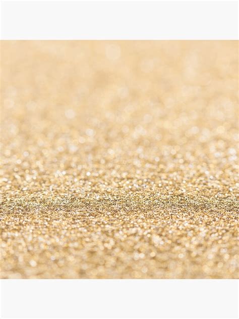 Gold Soft Faux Glitter Sparkles Sticker For Sale By Pldesign Redbubble