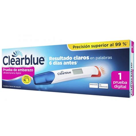 Prueba De Embarazo Digital Clearblue Citrontrend