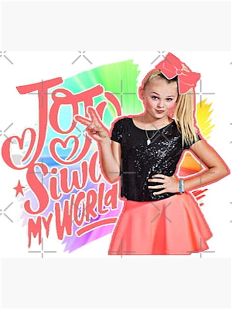 "jojo siwa merch" Poster for Sale by blackscarpo | Redbubble