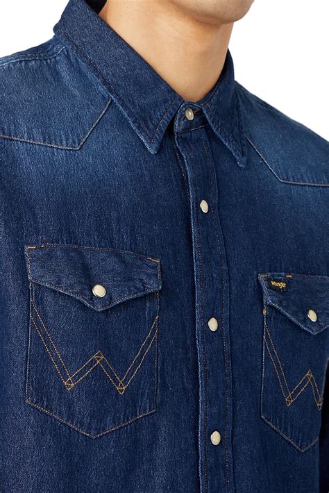 Мужская рубашка Wrangler Western Shirt | PlanetJeans.ru