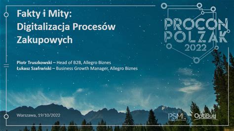 Fakty i mity digitalizacja procesów zakupowych PROCON Professionals