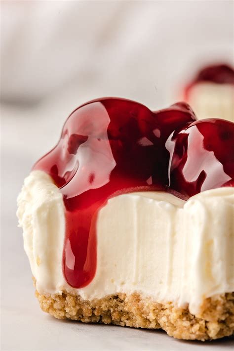 Easy No Bake Mini Cheesecakes With Cherries Recipe Artofit