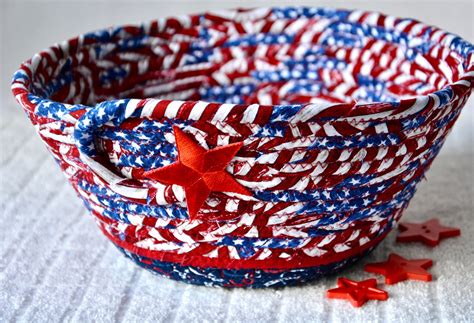 Hostess Gifts Basket Thank You Gift Baskets Patriotic Fabric