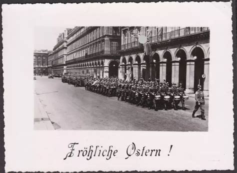 Foto Wehrmacht Frankreich Paris Fr Hliche Ostern Parade Wk Ww Eur