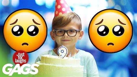 No One Showed Up To His Birthday Party Just For Laughs Compilation Youtube