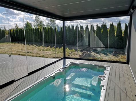 Pergola Aluminiowa Przeszklona Home Space Altany Baseny Jacuzzi