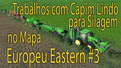 Live De Farming Simulator 19 Trabalhos Com Capim Lindo Para Silagem No