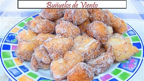 Buñuelos de Viento Receta de Cocina en Familia YouTube