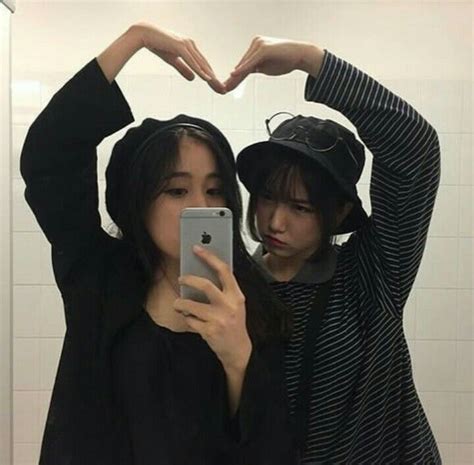 Korean Friendcouple Icons Tumblrulzzang 안느 Korean Girlfriend Cute