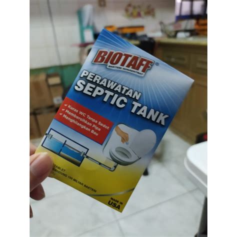 Jual Biotaff Bakteri Konsentrat Penghilang Bau Dan Pengurai Septik Tank