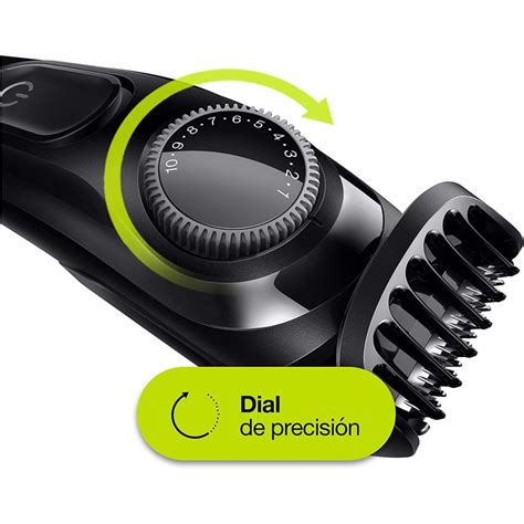 Braun Bt Recortadora De Barba Con Dial De Precisi N Peine