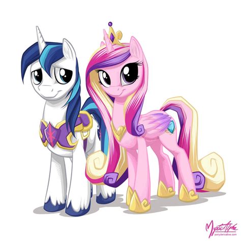 Shining Armor and Princess Cadance by mysticalpha on DeviantArt