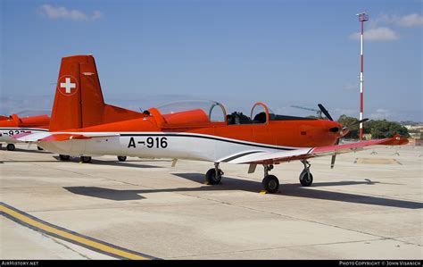 Aircraft Photo of A-916 | Pilatus NCPC-7 | Switzerland - Air Force ...