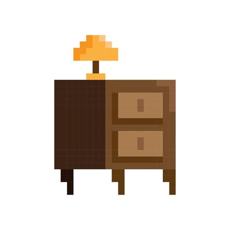 drawer pixel art style 11453360 Vector Art at Vecteezy