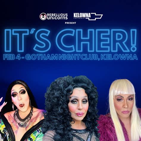 Its Cher Drag Show Media Release Rebellious Unicorns