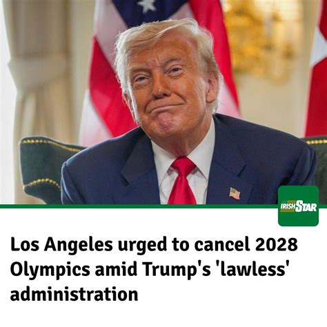 Irish - The City of Los Angeles has been urged to cancel the 2028