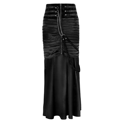 Hot Sale Pleated Skirt Women Mermaid Long Ankle Length Sash Cheap Sexy