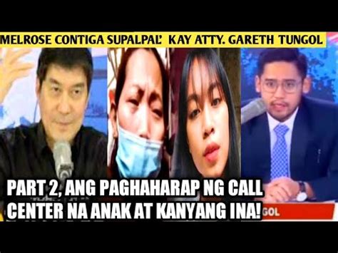 PART 2 CALL CENTER AGENT KAKASUHAN ANG SARILI NIYANG INA RAFFY