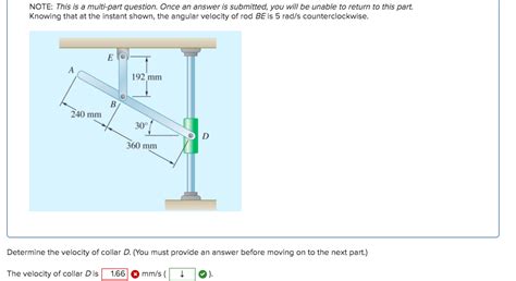 Solved NOTE This Is A Multi Part Question Once An Answer Chegg