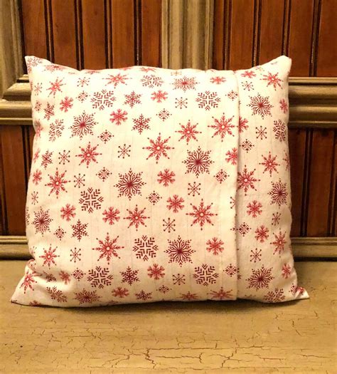 Snowflake Pillow Cover, Christmas Pillow, Christmas Pillow Cover ...