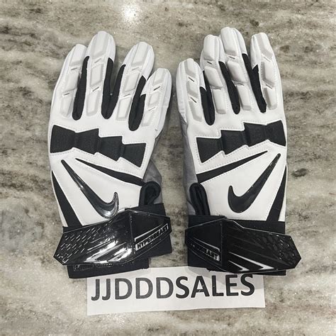 Nike Hyperbeast 2.0 Football Gloves Padded Lineman White Black Men’s ...