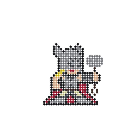 Marvel Jane Foster Thor Perler Bead Pattern Request