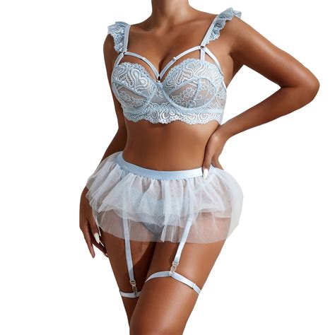 Ierhent Lingerie Set Women S Soft Lace Lingerie Set Underwear Lace