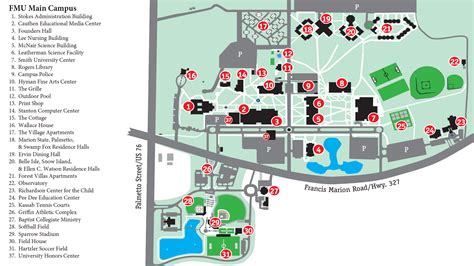 St Francis University Campus Map Map