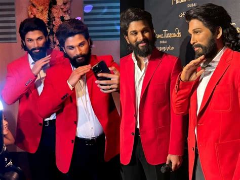 Allu Arjun unveils his wax statue at Madame Tussauds in Dubai, calls it ...