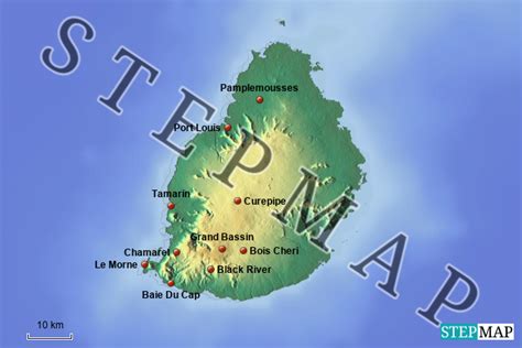 Stepmap Mauritius Landkarte F R Afrika