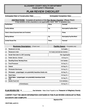 Fillable Online Achd Permit Checklist Application Allegheny County