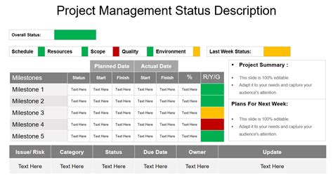 Top 10 Project Description Templates With Examples And Samples