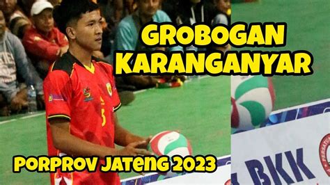 LIVE GROBOGAN VS KARANGANYAR PORPROV JAWA TENGAH 2023 YouTube