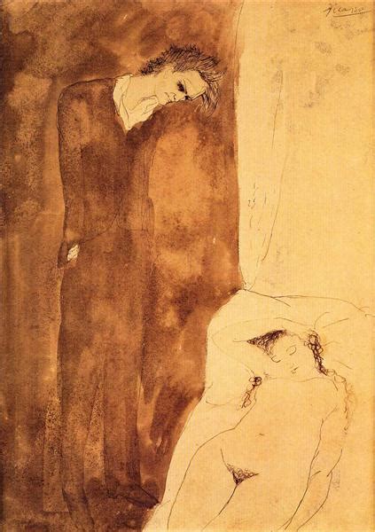 Sleeping Nude 1904 Pablo Picasso WikiArt Org