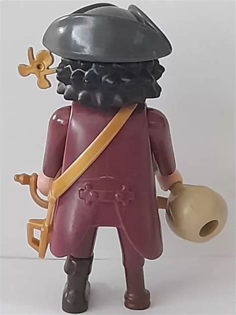 PLAYMOBIL PERSONNAGE PIRATE capitaine bateau voilier ile fantôme