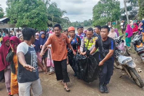 Dua Bocah Terbawa Arus Sungai Batanghari Satu Ditemukan Meninggal