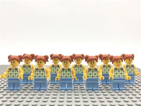 未使用RR24 レゴ ミニフィグ ツインテールの女の子そばかす顔 10個セット 新品未使用 LEGO社純正品の落札情報詳細 ヤフオク