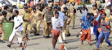 Sabarimala Protests Shutdown In Kerala As State Remains Tense Temple