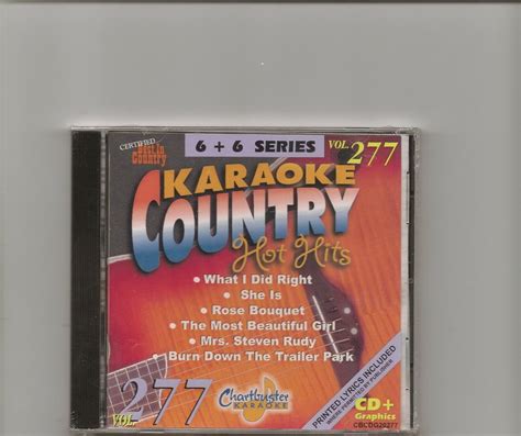 Karaoke Chartbuster Cd G Hot Country Hits Cbcdg Vol Disc Ebay